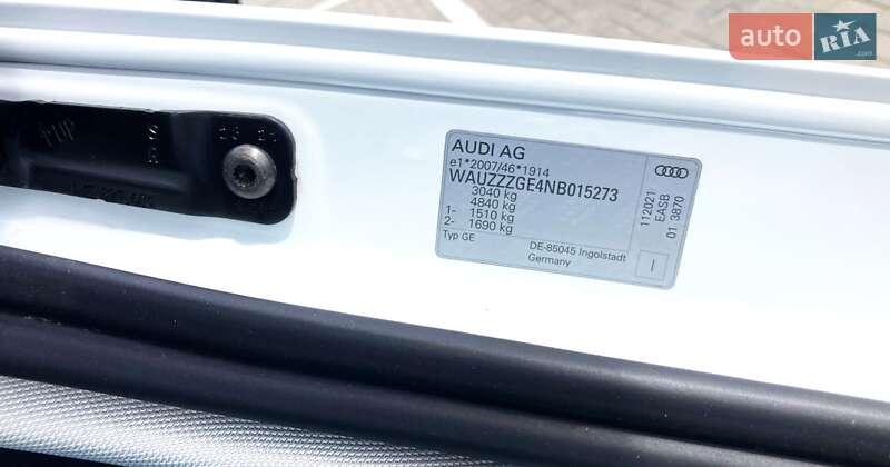 Внедорожник / Кроссовер Audi e-tron 2021 в Киеве