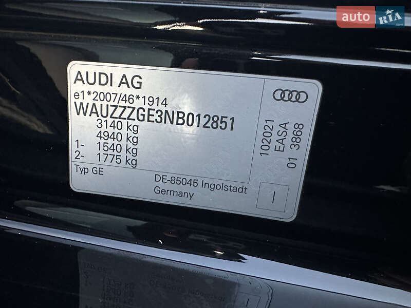 Позашляховик / Кросовер Audi e-tron 2021 в Мукачевому