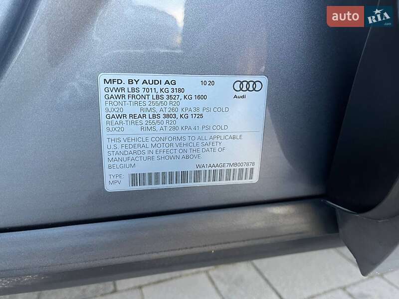 Позашляховик / Кросовер Audi e-tron 2020 в Львові