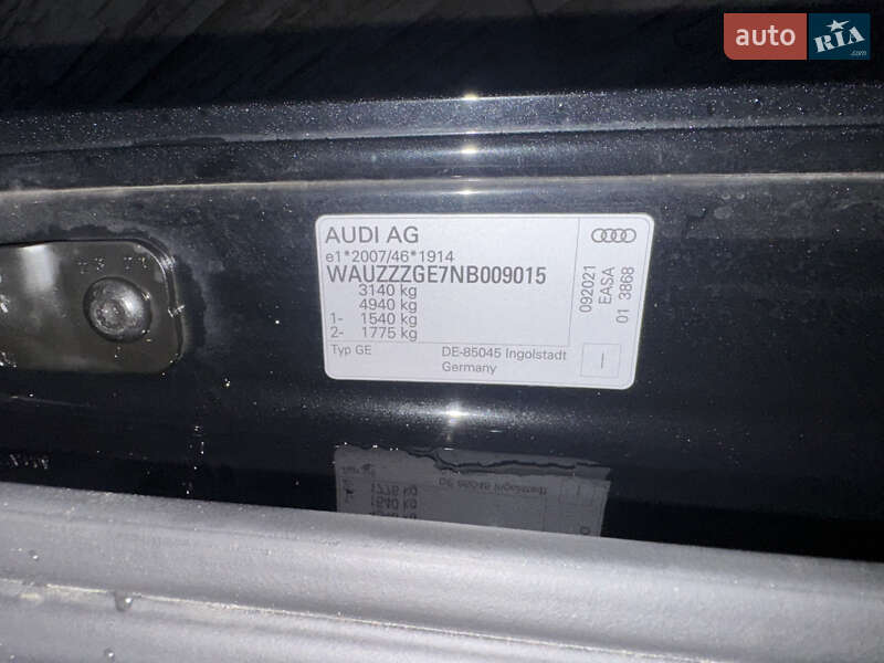 Позашляховик / Кросовер Audi e-tron 2022 в Житомирі