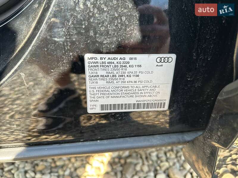 Позашляховик / Кросовер Audi Q3 2016 в Стрию