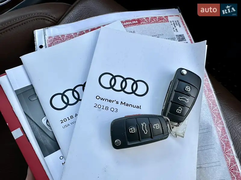Внедорожник / Кроссовер Audi Q3 2018 в Киеве документ