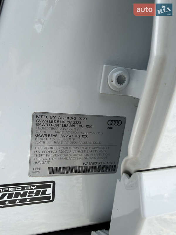 Внедорожник / Кроссовер Audi Q3 2020 в Львове