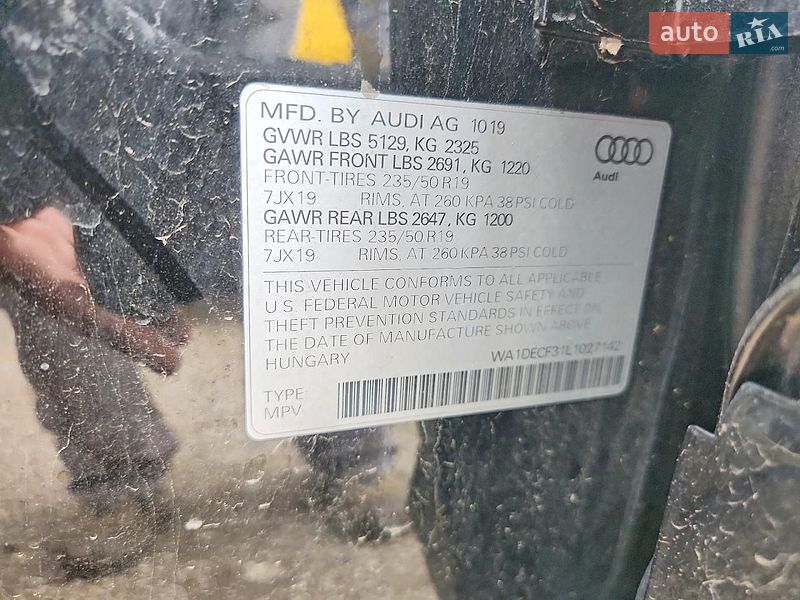 Позашляховик / Кросовер Audi Q3 2020 в Львові