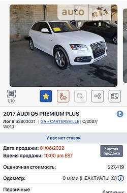 Внедорожник / Кроссовер Audi Q5 2016 в 