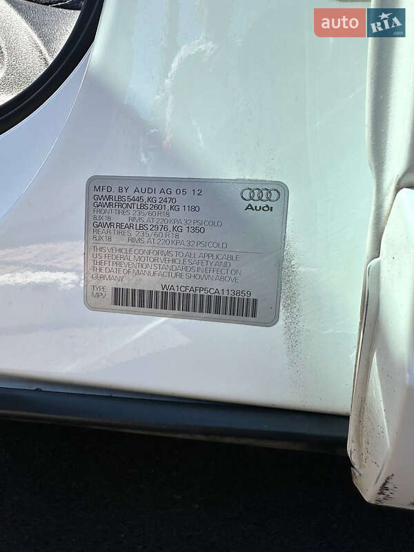 Внедорожник / Кроссовер Audi Q5 2012 в Одессе