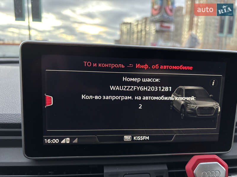 Позашляховик / Кросовер Audi Q5 2017 в Києві