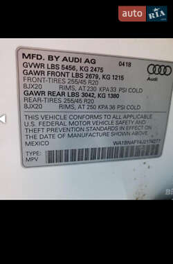 Внедорожник / Кроссовер Audi Q5 2018 в 