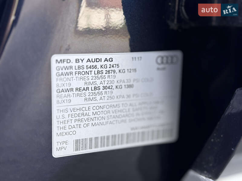 Внедорожник / Кроссовер Audi Q5 2017 в Коломые