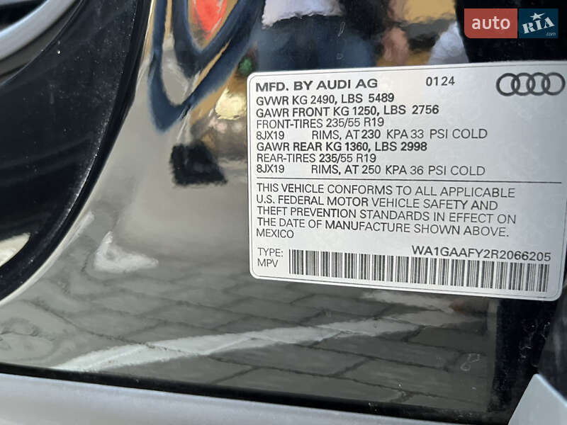 Внедорожник / Кроссовер Audi Q5 2024 в Ровно фото 22 Внедорожник / Кроссовер Audi Q5 2024 в Ровно