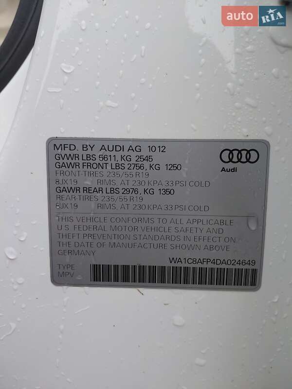 Внедорожник / Кроссовер Audi Q5 2012 в Золочеве