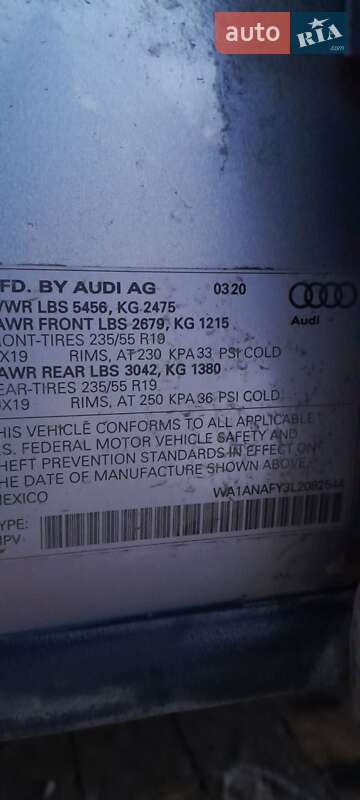 Внедорожник / Кроссовер Audi Q5 2020 в Стрые фото 51 Внедорожник / Кроссовер Audi Q5 2020 в Стрые