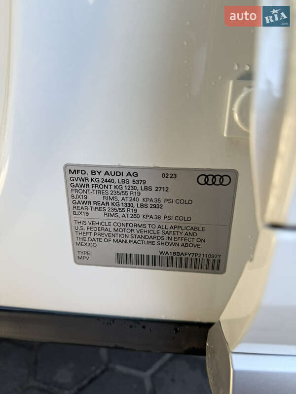 Внедорожник / Кроссовер Audi Q5 2023 в Броварах