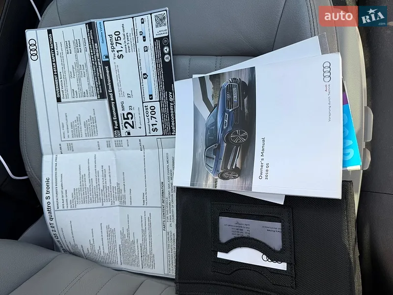 Внедорожник / Кроссовер Audi Q5 2017 в Николаеве документ 2 фото Внедорожник / Кроссовер Audi Q5 2017 в Николаеве документ