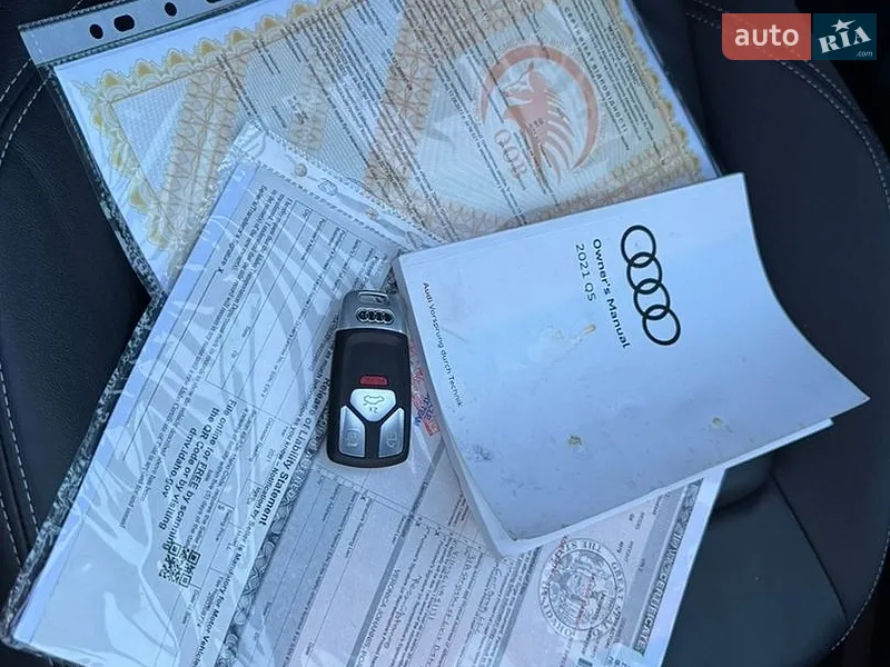 Внедорожник / Кроссовер Audi Q5 2021 в Тернополе документ 2 фото Внедорожник / Кроссовер Audi Q5 2021 в Тернополе документ