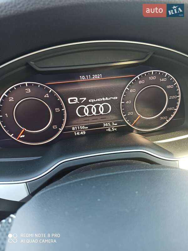 Внедорожник / Кроссовер Audi Q7 2017 в Ананьеве