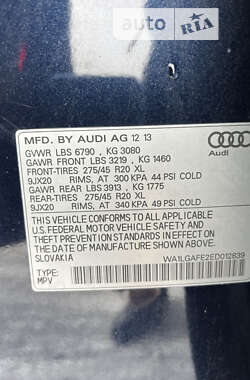 Позашляховик / Кросовер Audi Q7 2013 в Києві