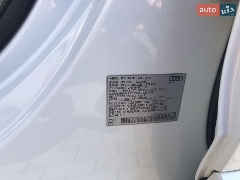 Позашляховик / Кросовер Audi Q7 2015 в Ромнах