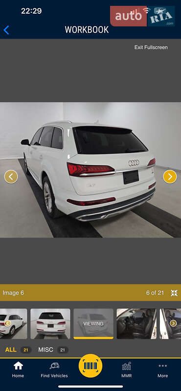 Внедорожник / Кроссовер Audi Q7 2020 в Львове