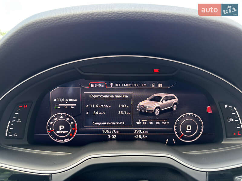 Позашляховик / Кросовер Audi Q7 2018 в Києві