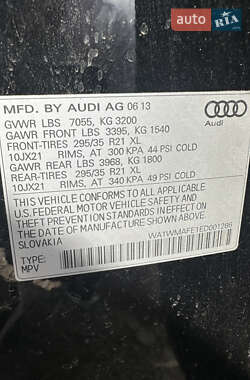 Внедорожник / Кроссовер Audi Q7 2013 в 