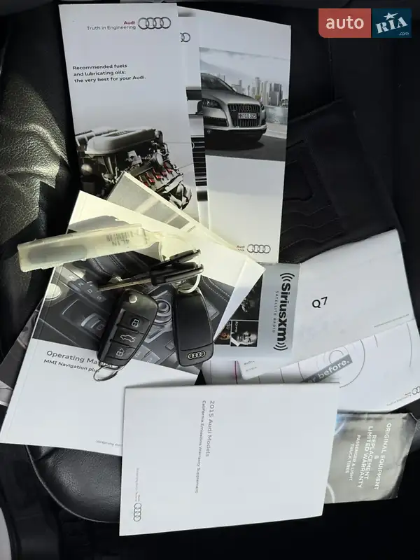 Позашляховик / Кросовер Audi Q7 2015 в Хусті документ 2 фото Позашляховик / Кросовер Audi Q7 2015 в Хусті документ