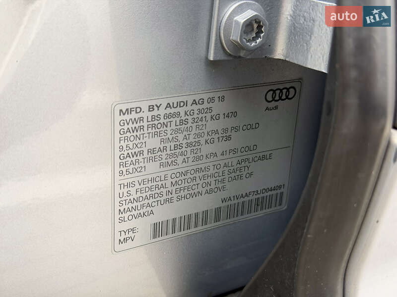 Внедорожник / Кроссовер Audi Q7 2018 в Ровно фото 28 Внедорожник / Кроссовер Audi Q7 2018 в Ровно