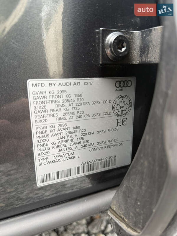 Позашляховик / Кросовер Audi Q7 2017 в Шепетівці