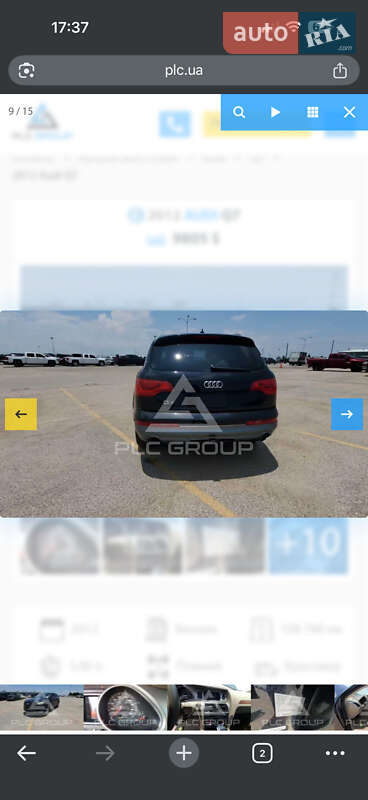 Внедорожник / Кроссовер Audi Q7 2011 в Киеве