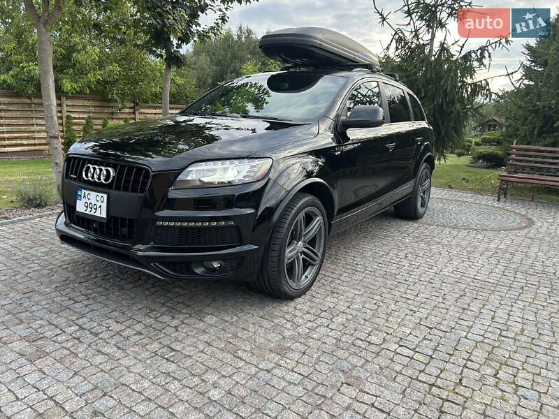2015 Audi Q7, VIN WA1WMAFE2FD021645:plate — фото 1 (autoria)
