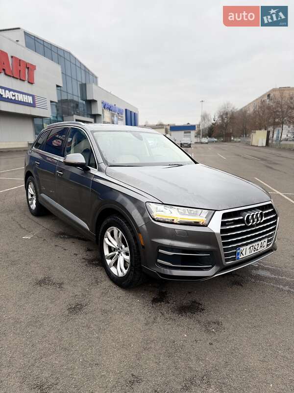 2019 Audi Q7, VIN WA1LAAF72KD034502:plate — фото 1 (autoria)