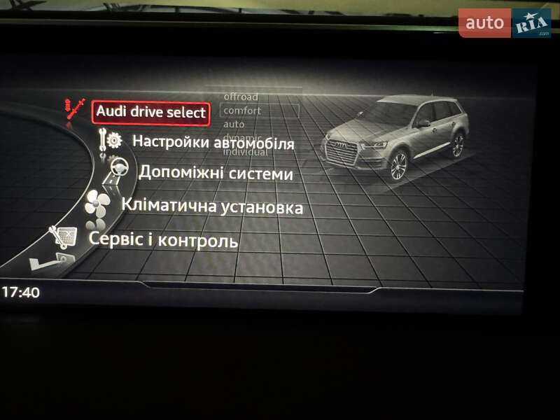 Позашляховик / Кросовер Audi Q7 2017 в Києві фото 50 Позашляховик / Кросовер Audi Q7 2017 в Києві