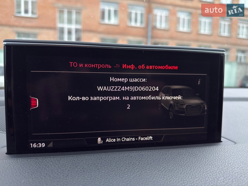 Внедорожник / Кроссовер Audi Q7 2018 в Полтаве