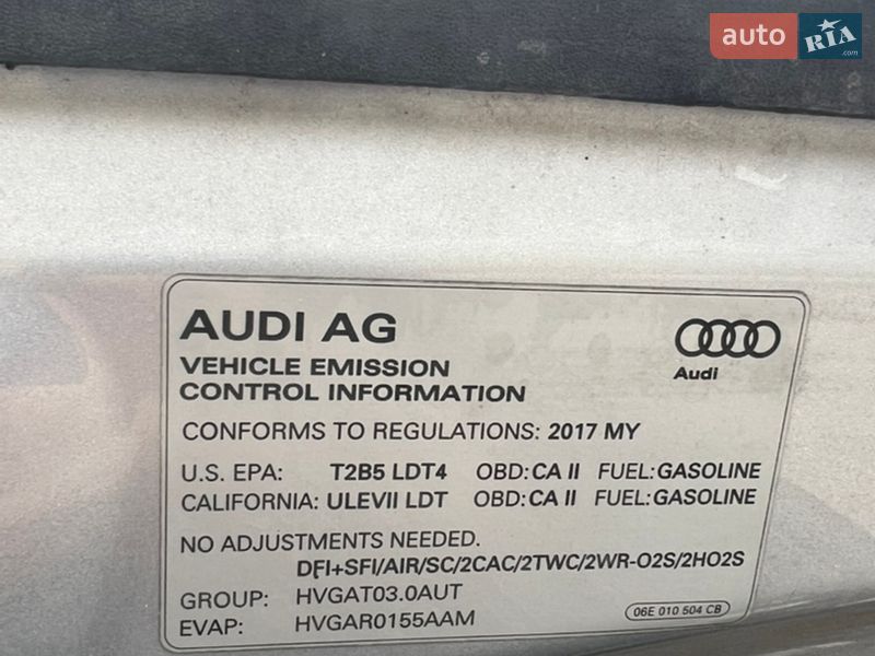 Внедорожник / Кроссовер Audi Q7 2016 в Хусте