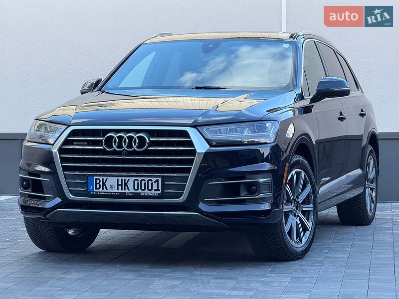 2017 Audi Q7, VIN WA1VAAF75HD045768:plate — фото 1 (autoria)