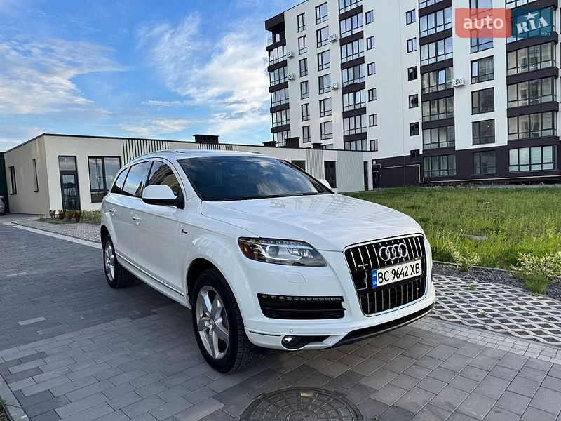 2015 Audi Q7, VIN WA1LGAFE6FD022601:plate — фото 1 (autoria)