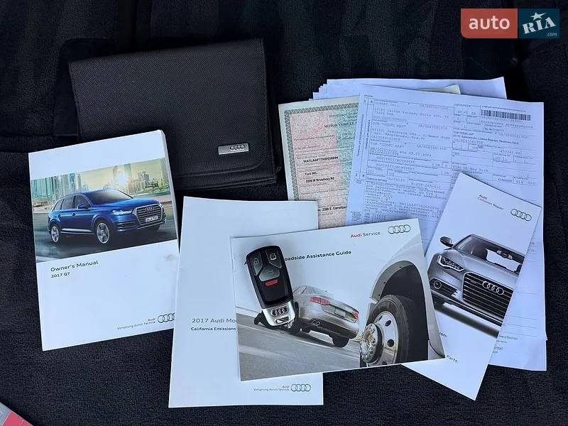 Внедорожник / Кроссовер Audi Q7 2017 в Тернополе документ