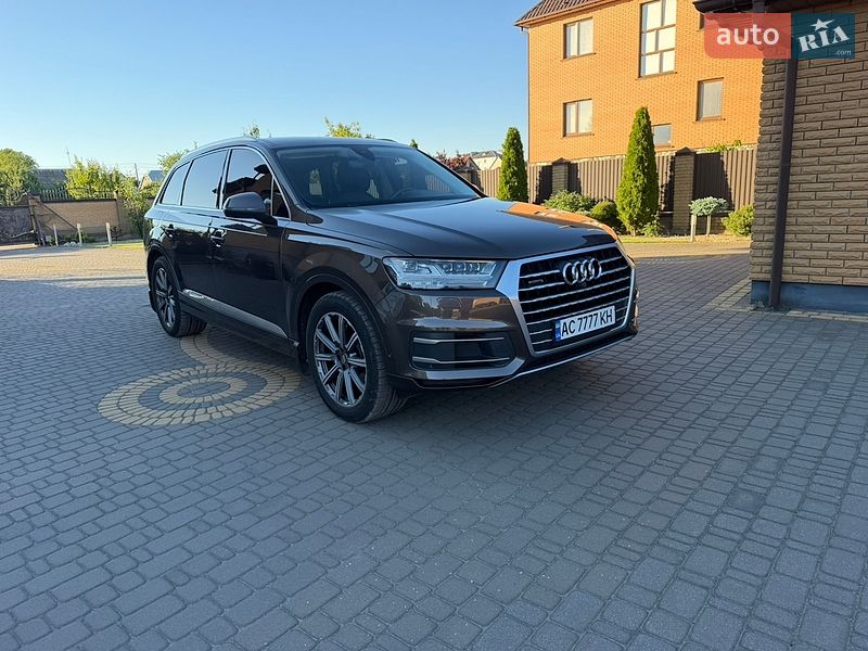 2017 Audi Q7, VIN WAUZZZ4M7JD006481:plate — фото 1 (autoria)