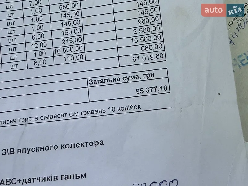 Внедорожник / Кроссовер Audi Q7 2011 в Бердичеве документ
