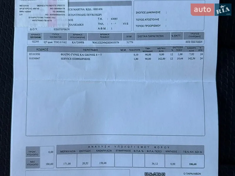 Позашляховик / Кросовер Audi Q7 2025 в Києві документ