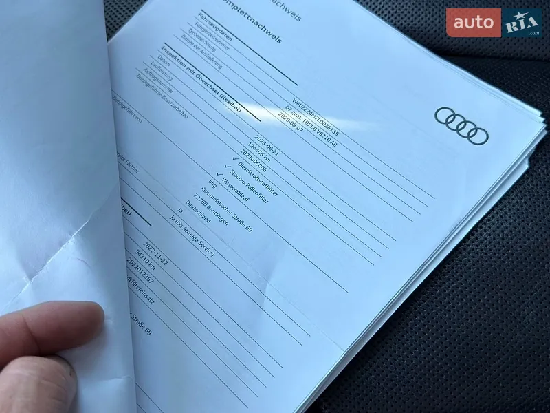 Внедорожник / Кроссовер Audi Q7 2020 в Сваляве документ