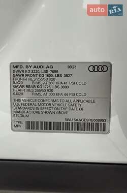 Внедорожник / Кроссовер Audi Q8 e-tron 2023 в 