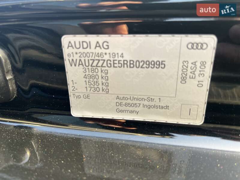 Внедорожник / Кроссовер Audi Q8 e-tron 2023 в Ровно