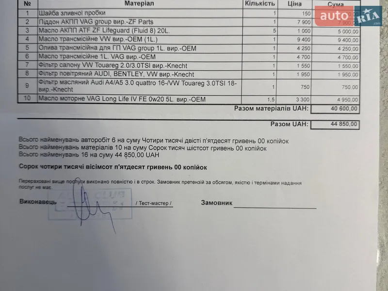 Внедорожник / Кроссовер Audi Q8 2020 в Черновцах документ