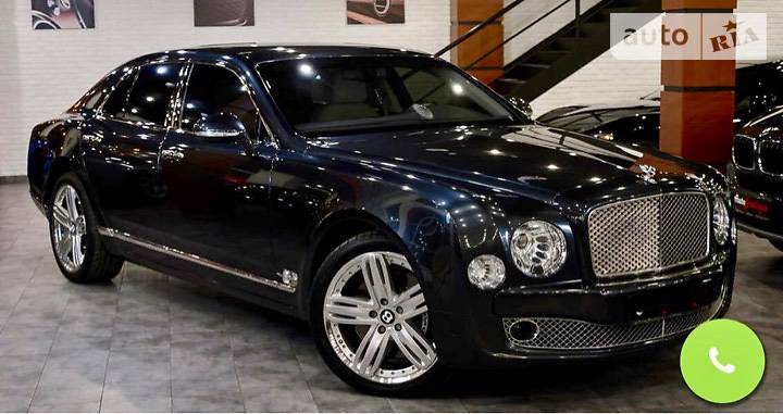 Седан Bentley Mulsanne 2010 в Киеве