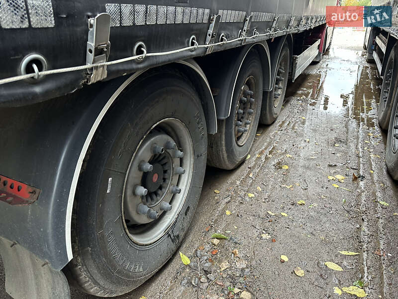 Тентованный борт (штора) - полуприцеп Berger SAPL 2012 в Львове