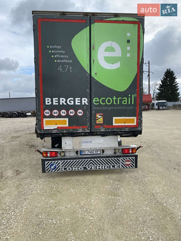 Тентований борт (штора) - напівпричіп Berger Standard 2011 в Тернополі