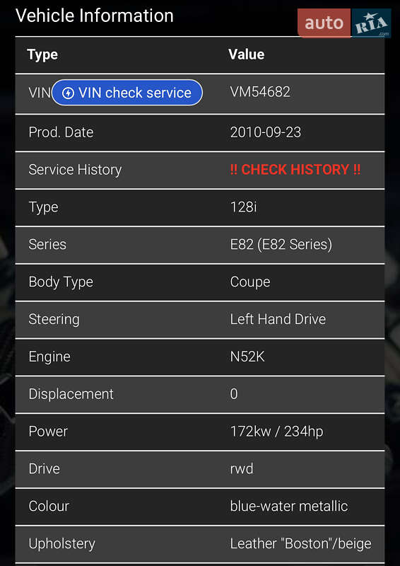 Купе BMW 1 Series 2010 в Одессе