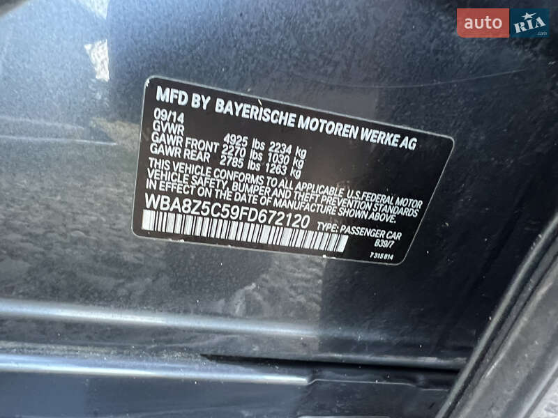 Ліфтбек BMW 3 Series GT 2015 в Стрию