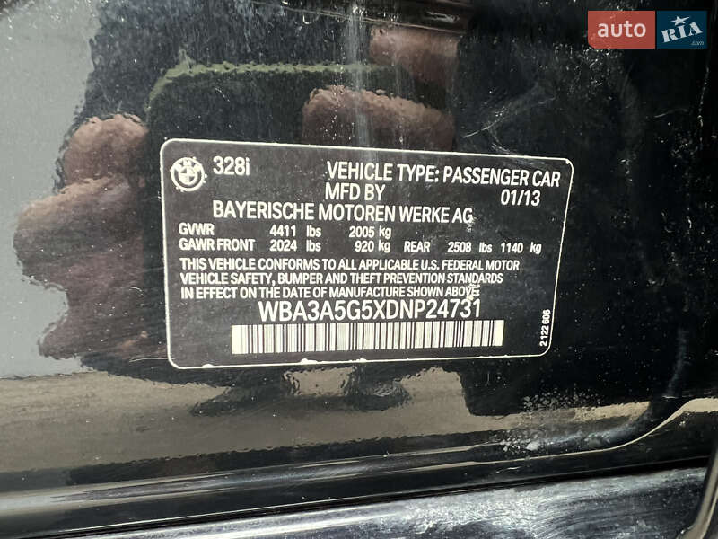 Седан BMW 3 Series 2013 в Киеве фото 21 Седан BMW 3 Series 2013 в Киеве